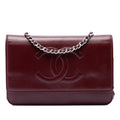 Chanel CC Caviar Wallet on Chain