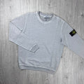 Stone Island Malfilé 'Old' Sweatshirt - Pearl Grey