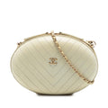 Chanel Chevron Surpiqué Cuir de veau La Pausa Evening Sac