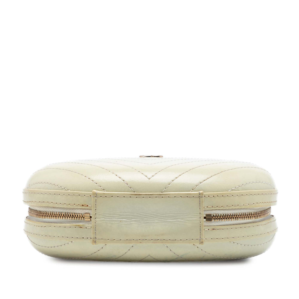 Chanel Chevron Surpiqué Cuir de veau La Pausa Evening Sac