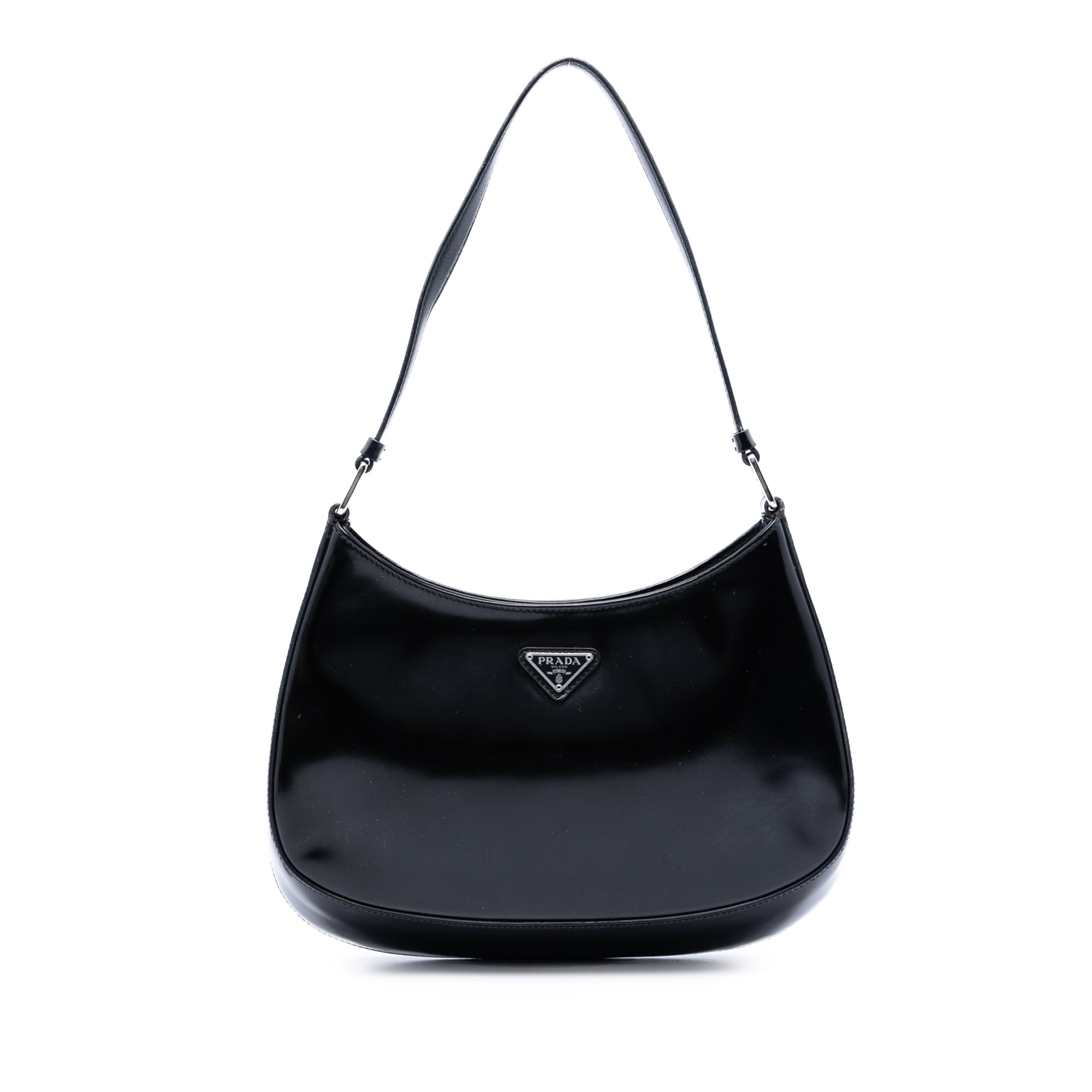 Prada Spazzolato Cuir Cleo Sac bandoulière