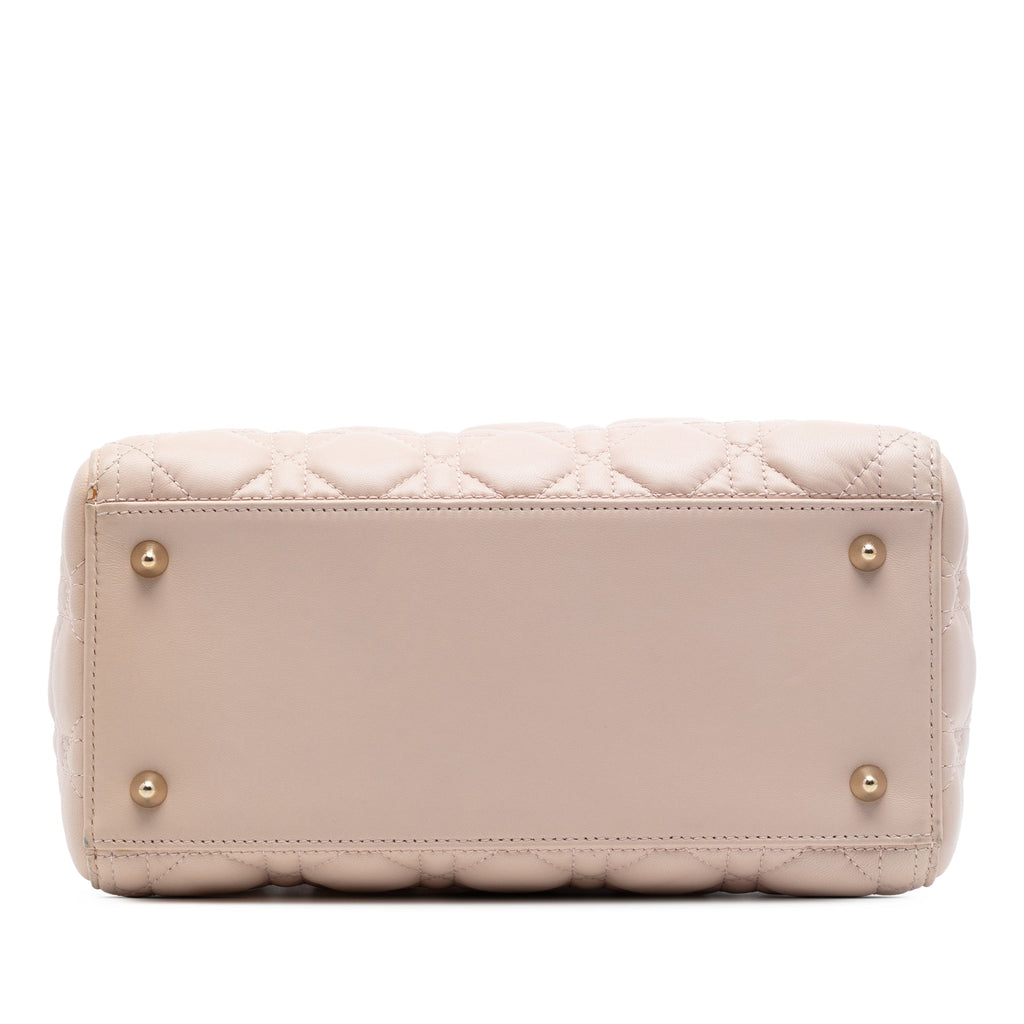 Dior Medium Cuir d’agneau Cannage Lady Dior