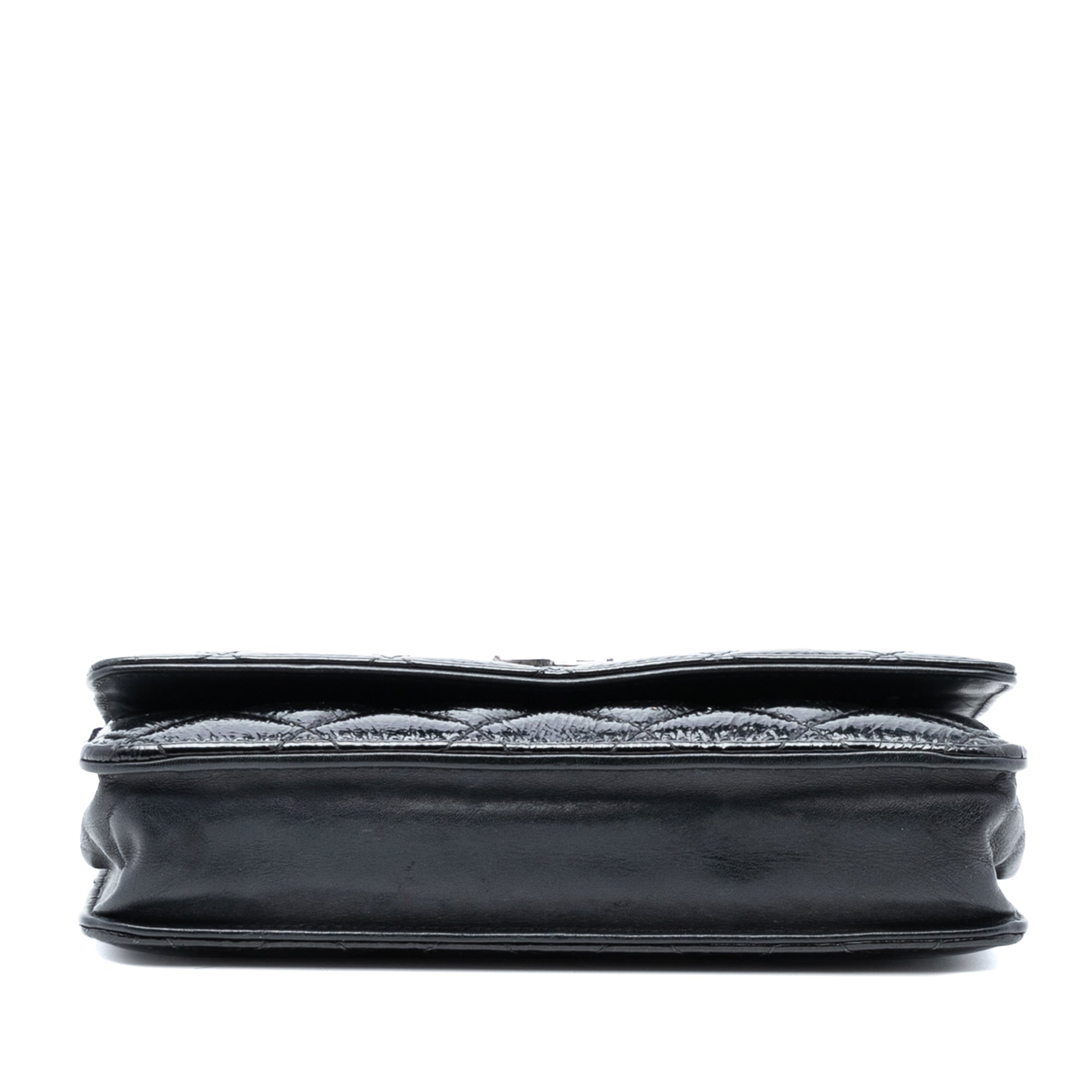 Chanel CC Matelassé brillant vieilli Cuir de veau Wallet on Chain