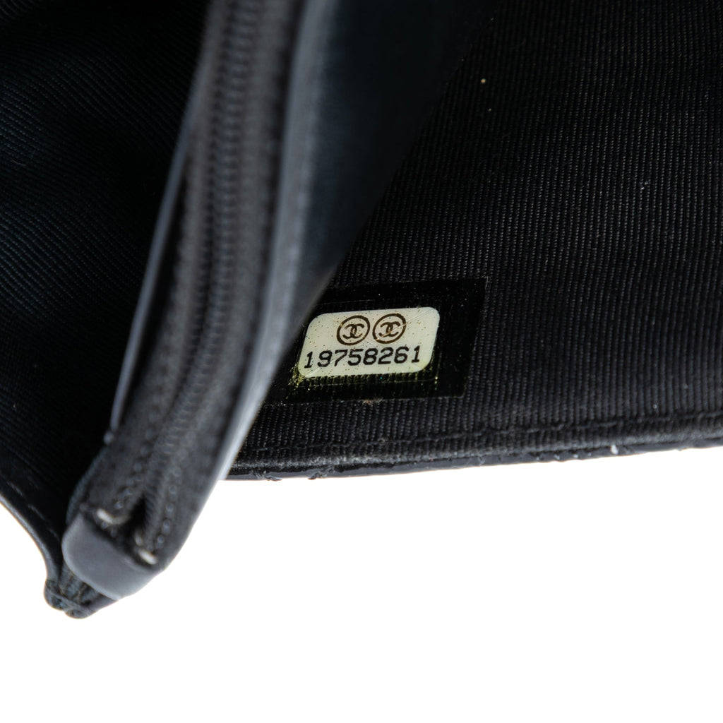Chanel CC Matelassé brillant vieilli Cuir de veau Wallet on Chain