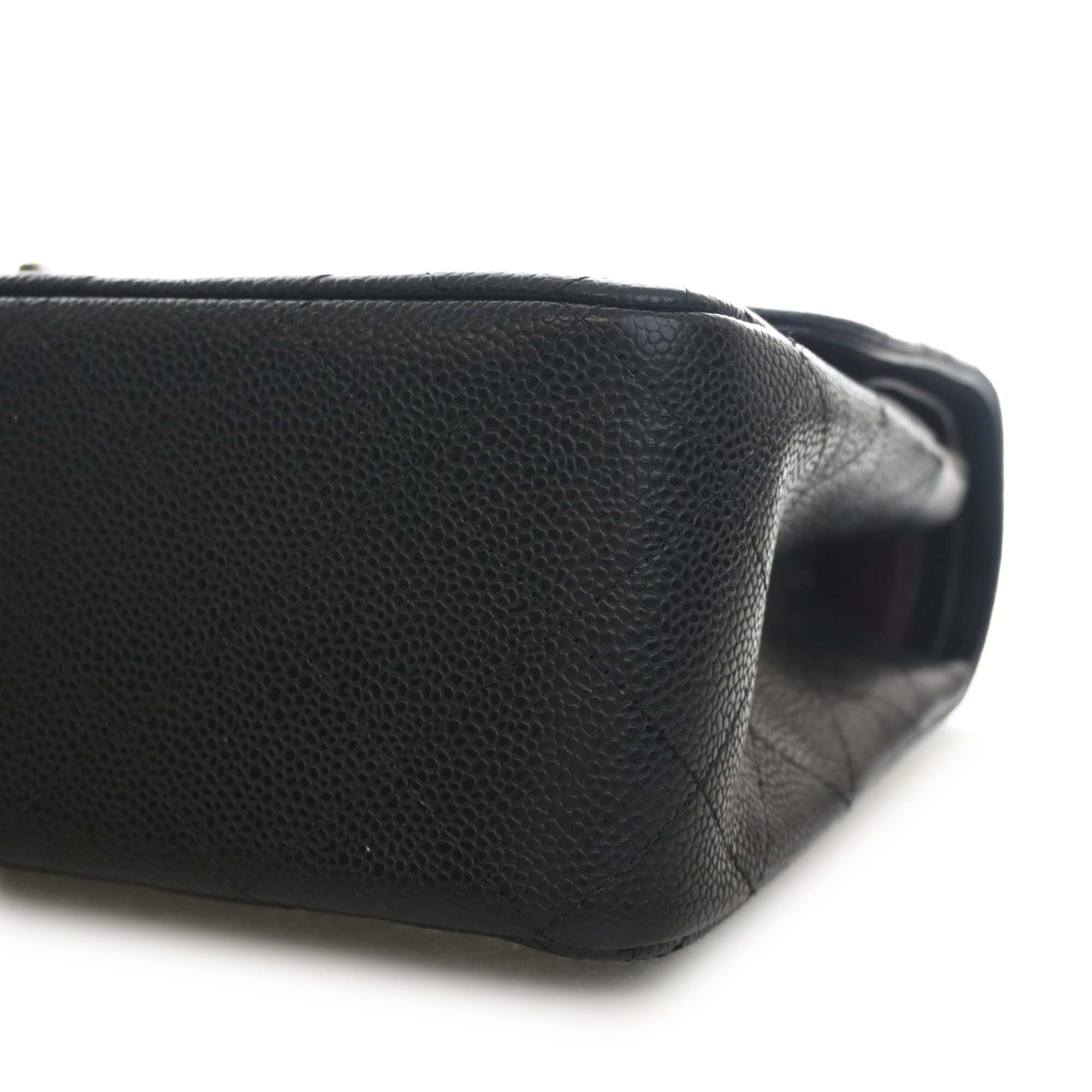 Chanel Jumbo Classic Caviar Double rabat