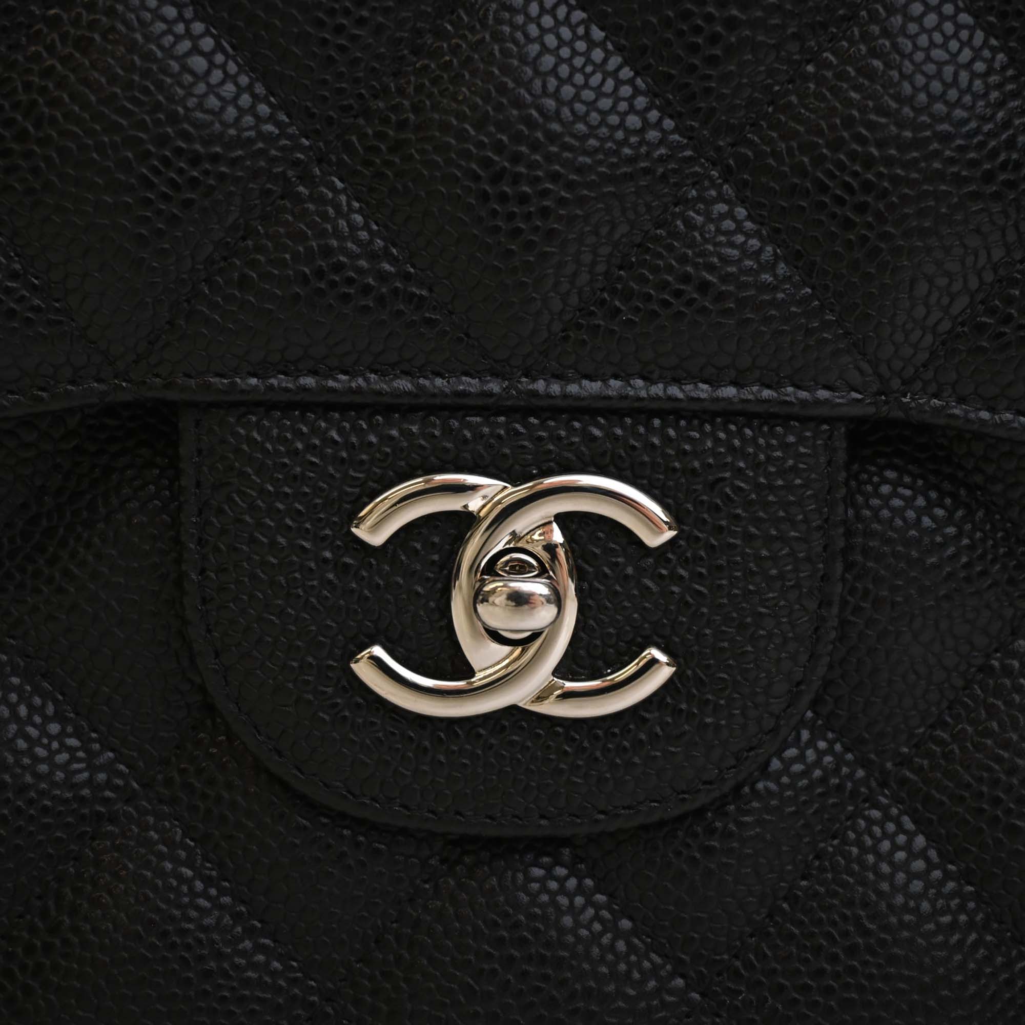 Chanel Jumbo Classic Caviar Double rabat
