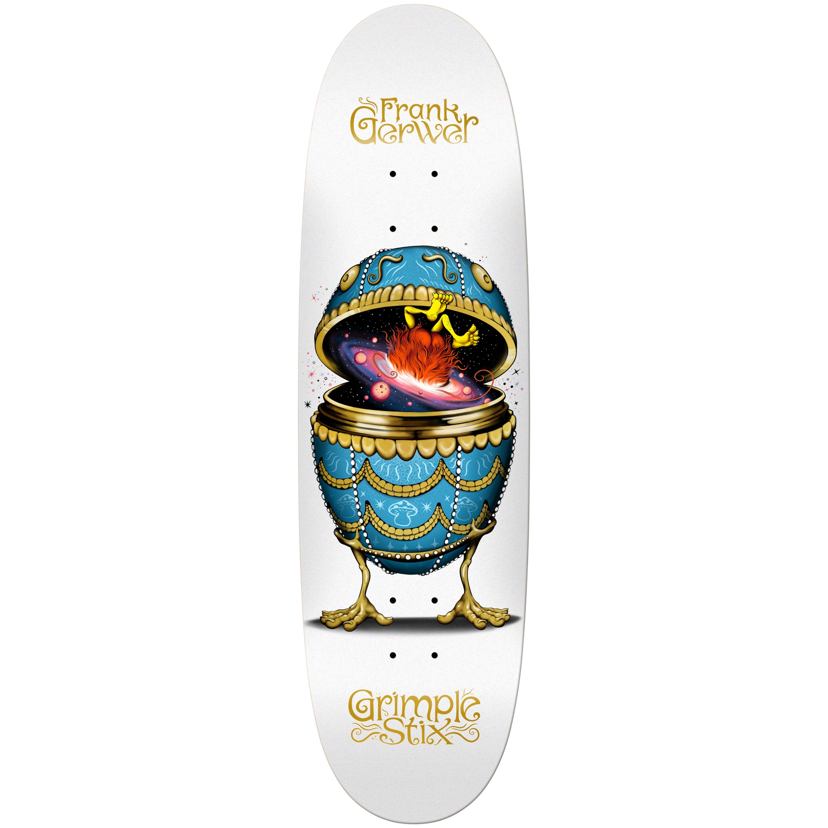 Anti Hero Skateboard Deck Gerwer Grimplstix Fab Egg 9.1" x 32"