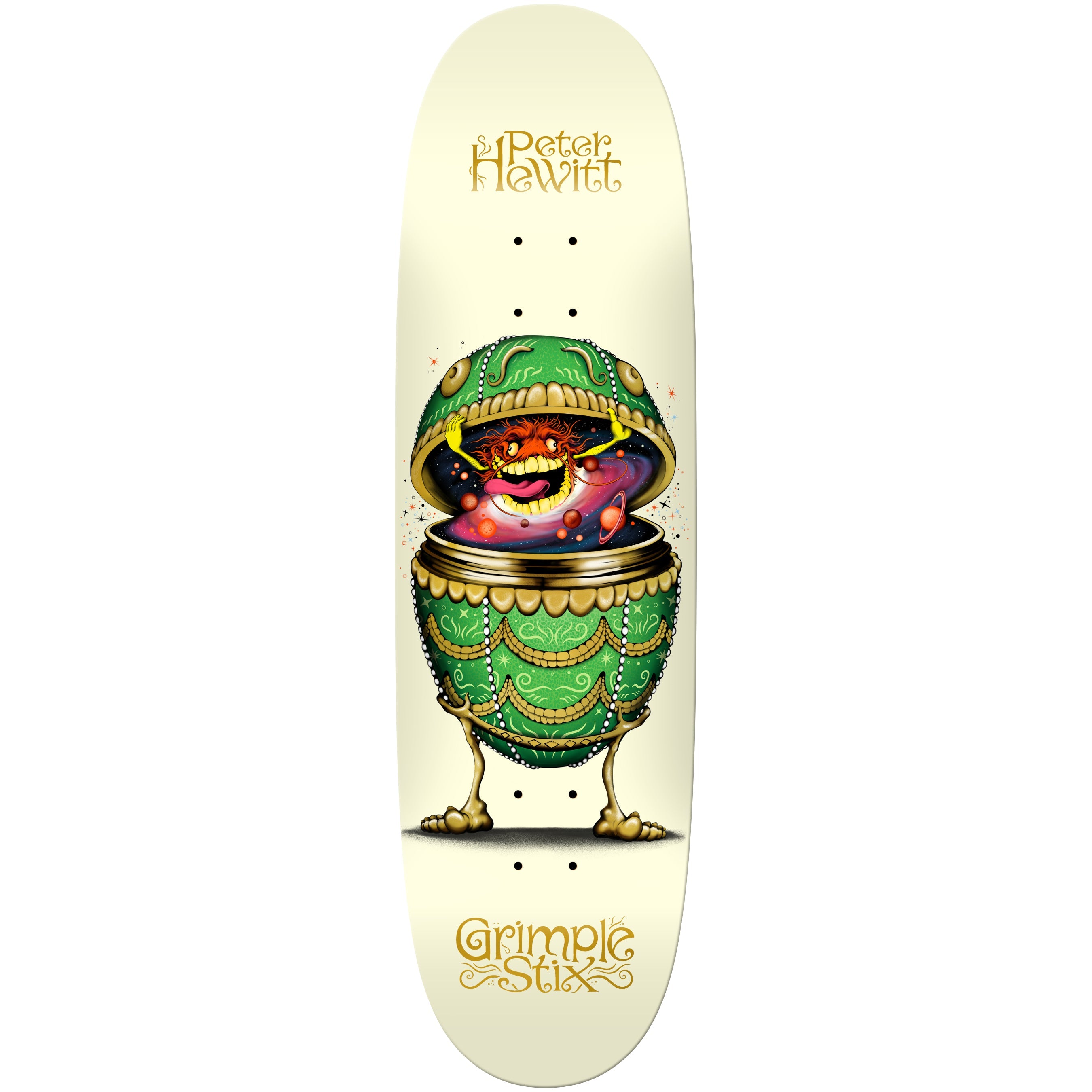 Anti Hero Skateboard Deck Hewitt Grimplstix Fab Egg 8.75" x 31.5"