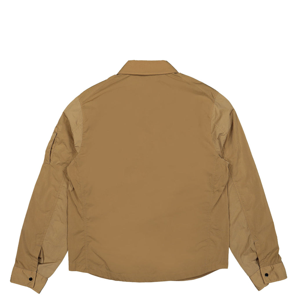 Cp Company Chrome-R Overshirt In 041A Lead Grey