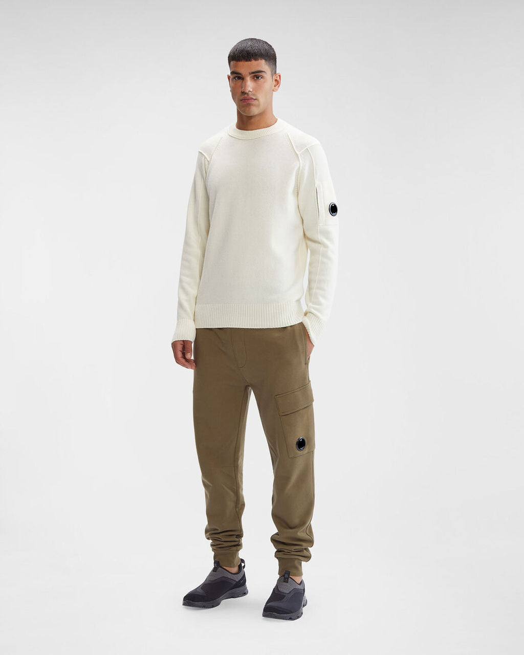 Lambswool Jumper Gauze White