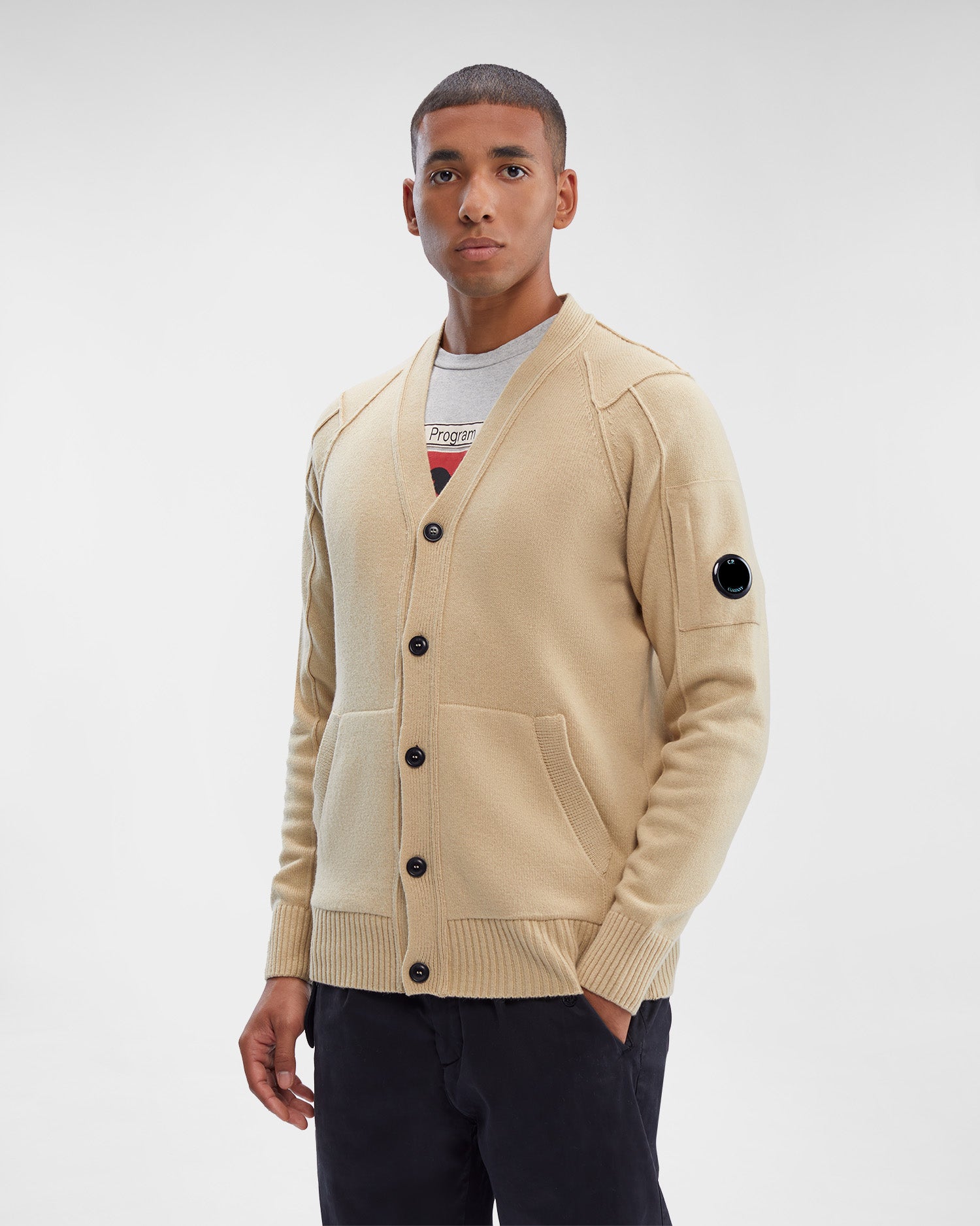 Lambswool Cardigan Mojave Desert