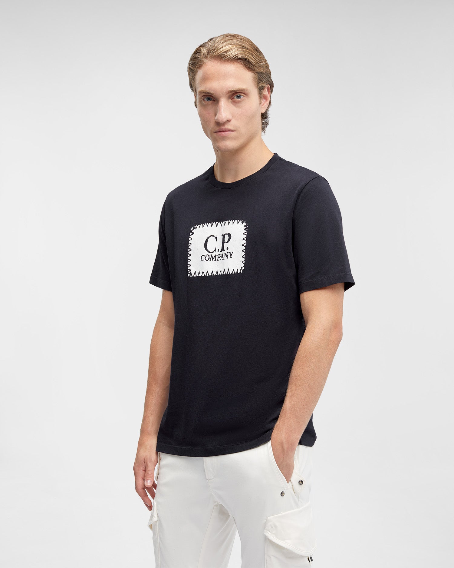 30/1 Jersey Label T-shirt Total Eclipse
