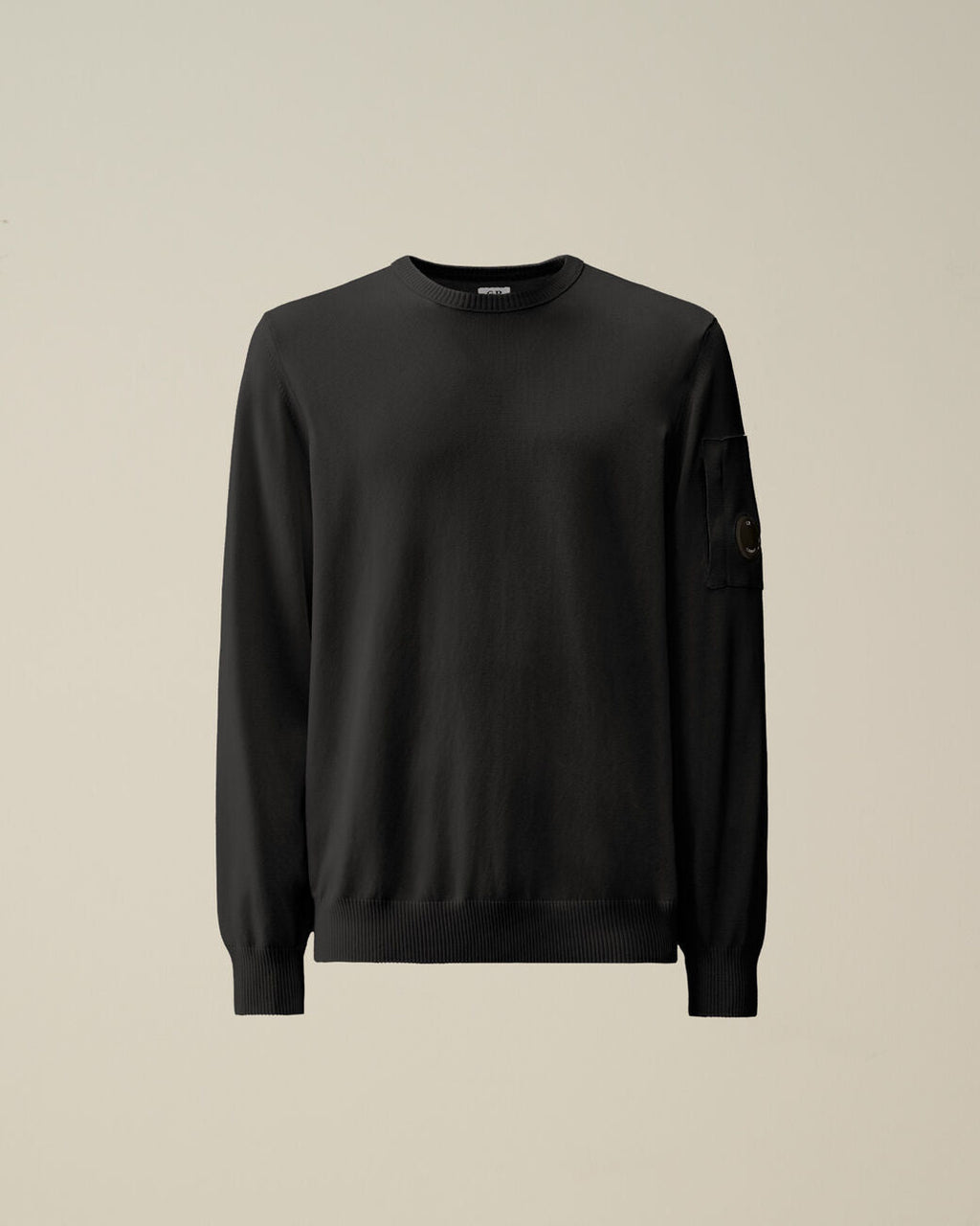 Men's Cotton Crepe Jumper Black