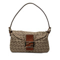 Fendi Zucchino Toile Double rabat Sac bandoulière