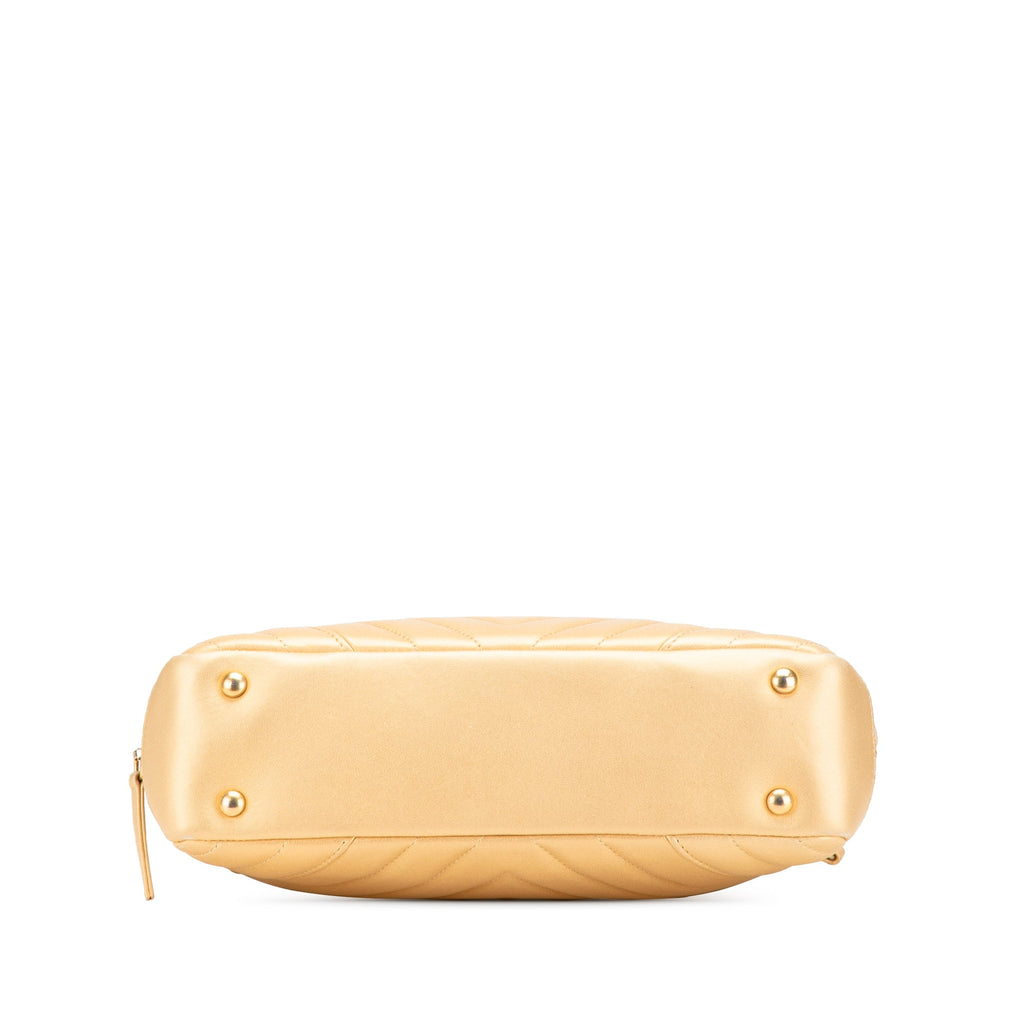 Chanel CC Chevron Cuir d’agneau Camera Sac bandoulière