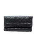 Chanel Matelassé Cuir d’agneau CC Beauty Foldover Pochette