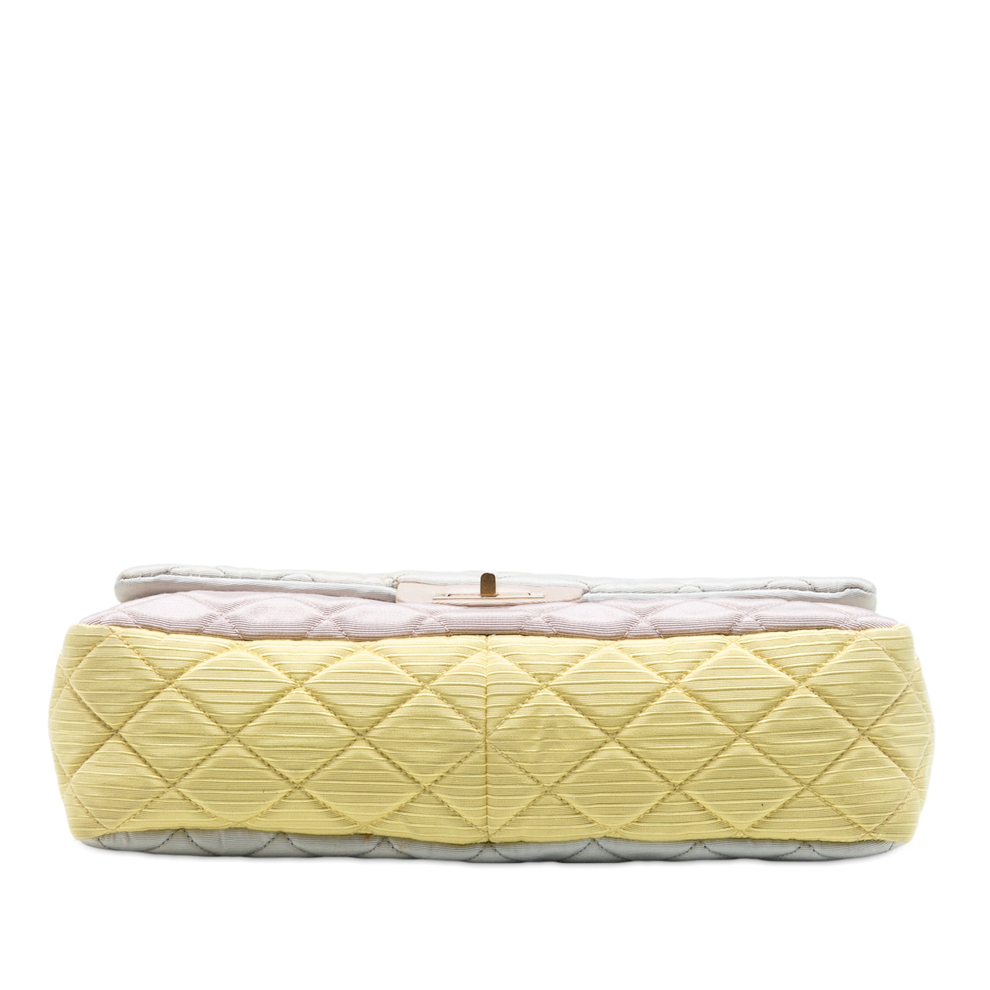 Chanel Tricolor Matelassé Grosgrain Satin Reissue 2.55 Simple rabat 227
