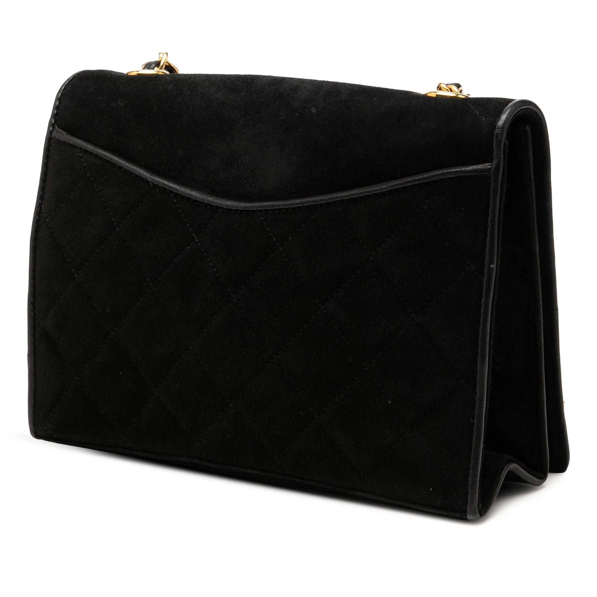 Chanel Small CC Matelassé Daim Chain Sac porté croisé