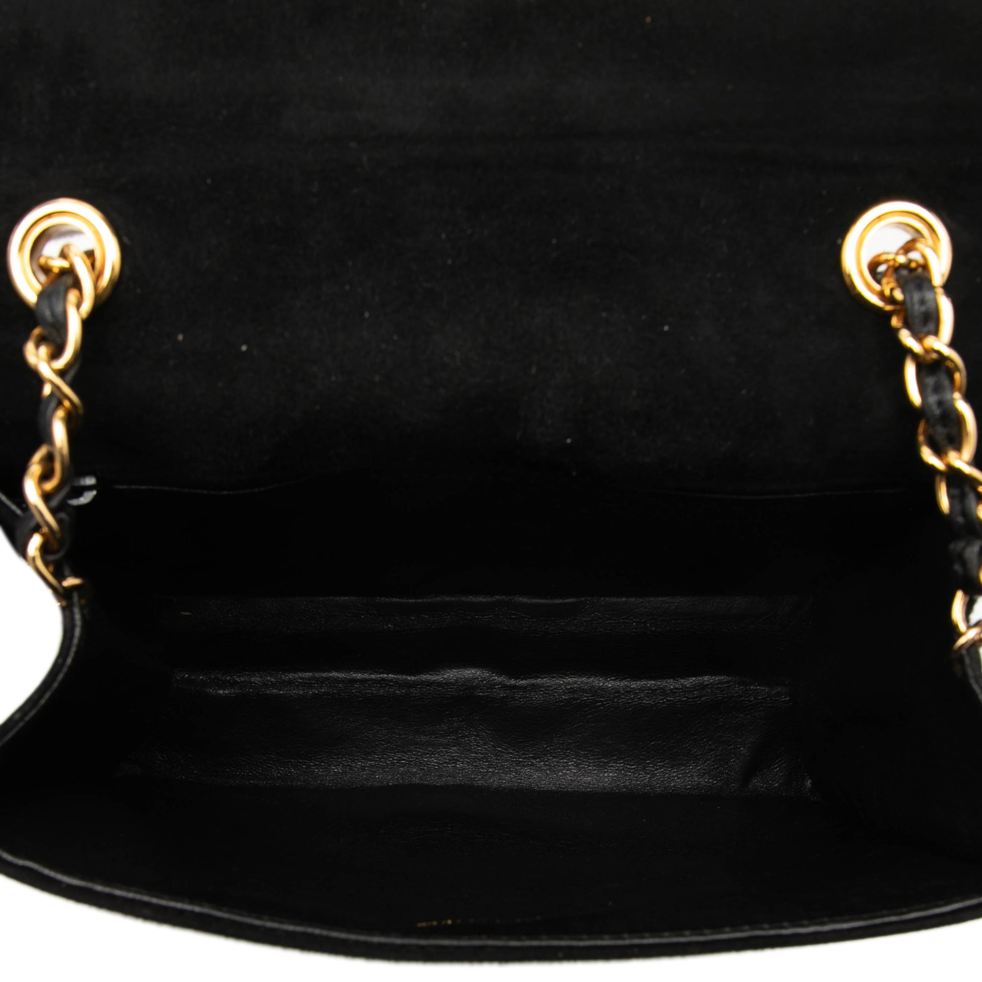 Chanel Small CC Matelassé Daim Chain Sac porté croisé