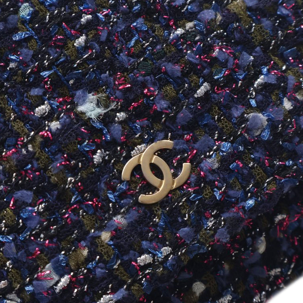Chanel CC Tweed Charms Wallet on Chain