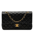 Chanel Medium Classic Cuir d’agneau Double rabat