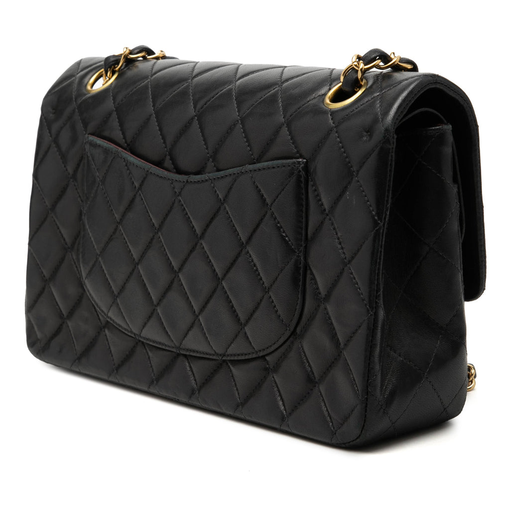 Chanel Medium Classic Cuir d’agneau Double rabat