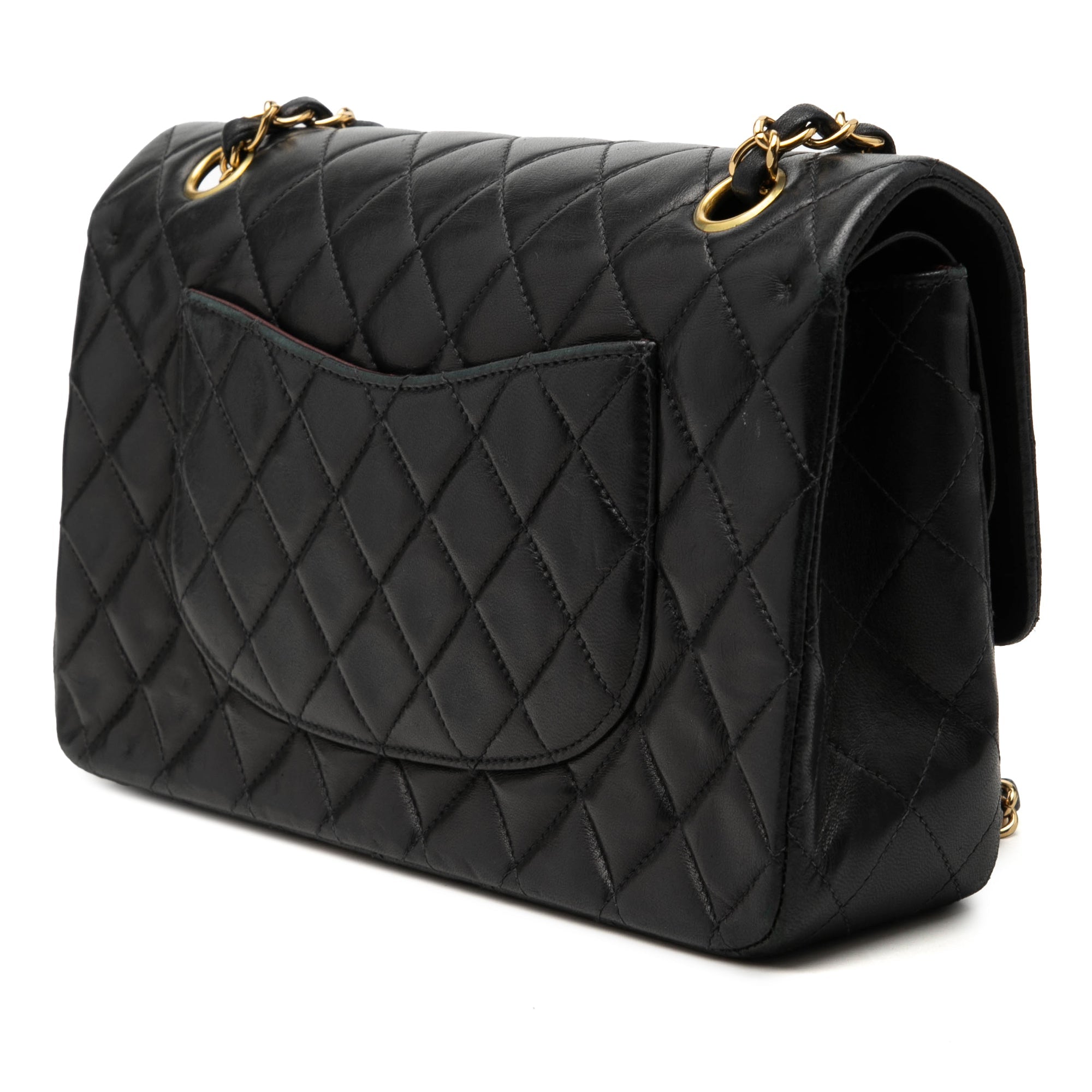 Chanel Medium Classic Cuir d’agneau Double rabat