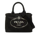 Prada Small Toile Canapa Logo Sac