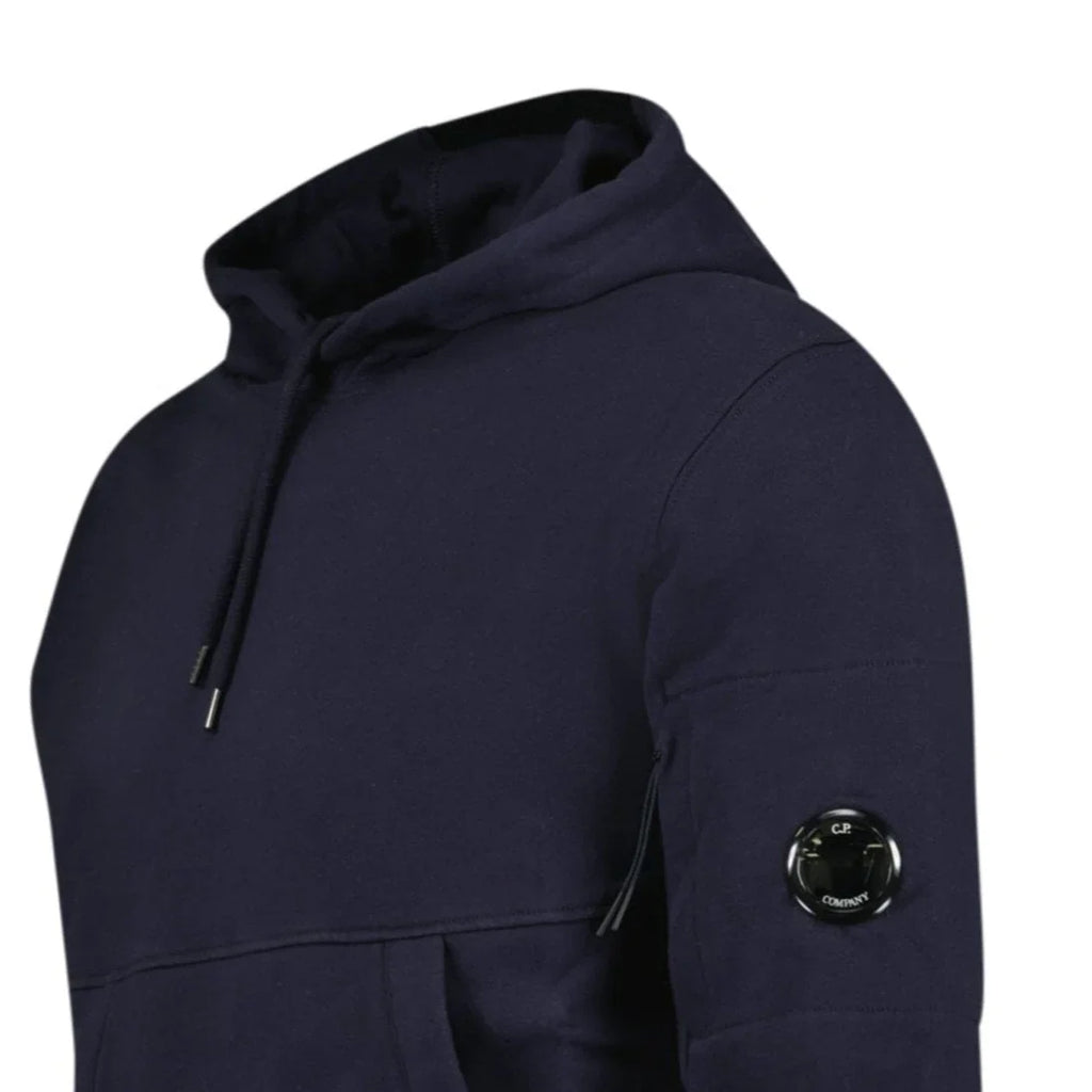 Cp Company 024A Diagonal Raised Overhead Hoodie In Navy