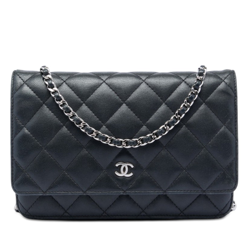 Chanel CC Matelassé Cuir d’agneau Wallet on Chain