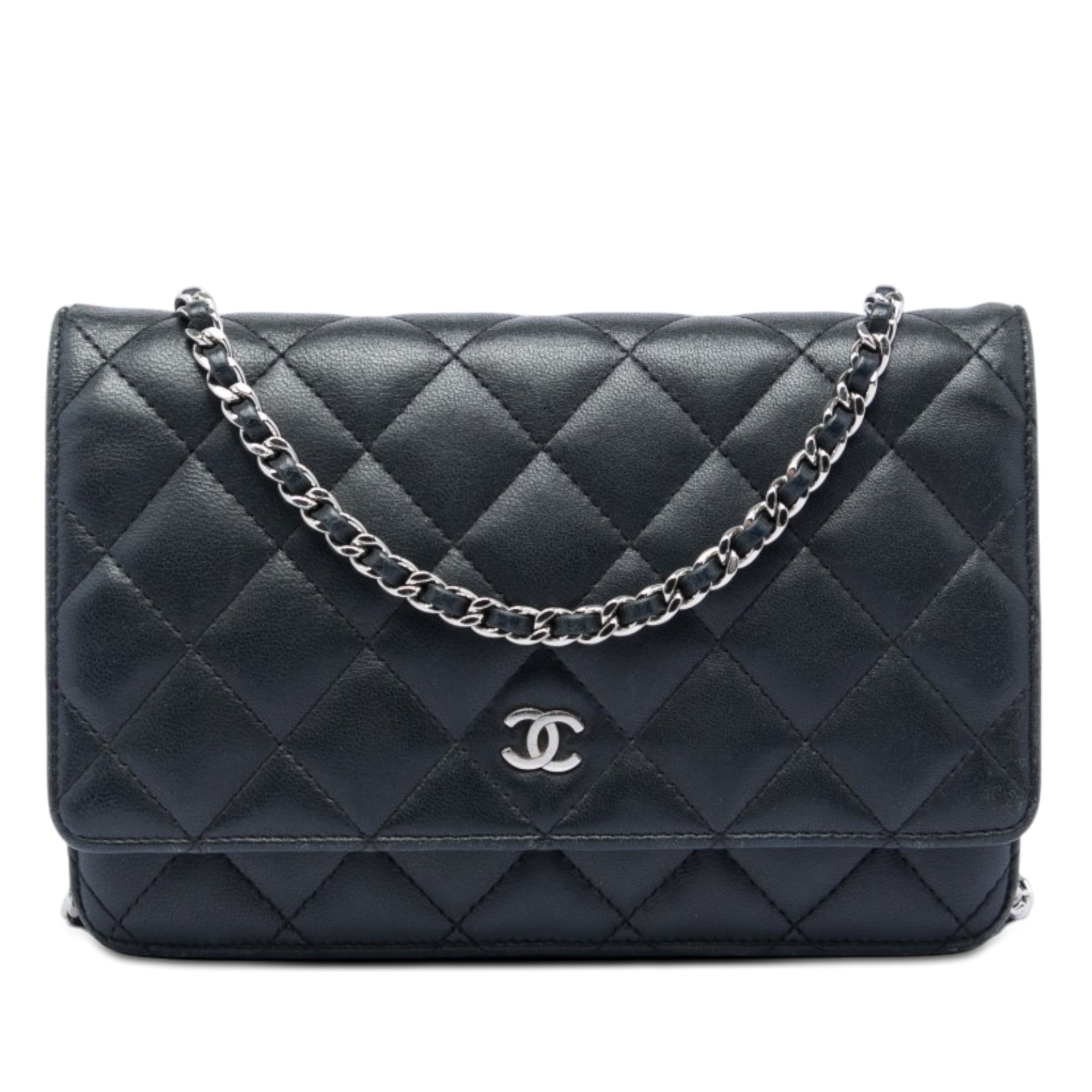 Chanel CC Matelassé Cuir d’agneau Wallet on Chain