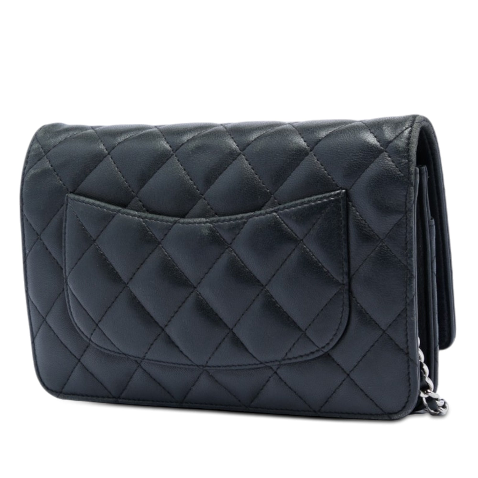 Chanel CC Matelassé Cuir d’agneau Wallet on Chain