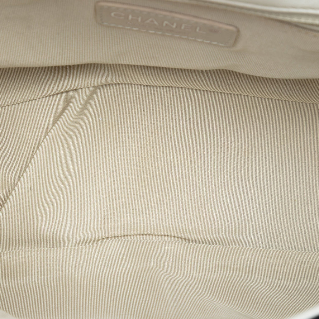 Chanel Jumbo Cuir d’agneau Canebiers Net à rabat