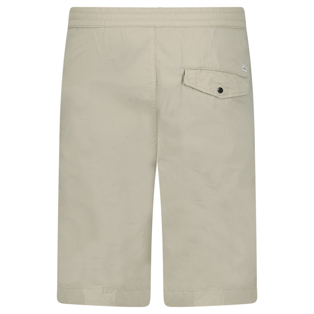 Cp Company Microreps No Peach Logo Bermuda Cargo Shorts In Vintage Khaki With Certilogo