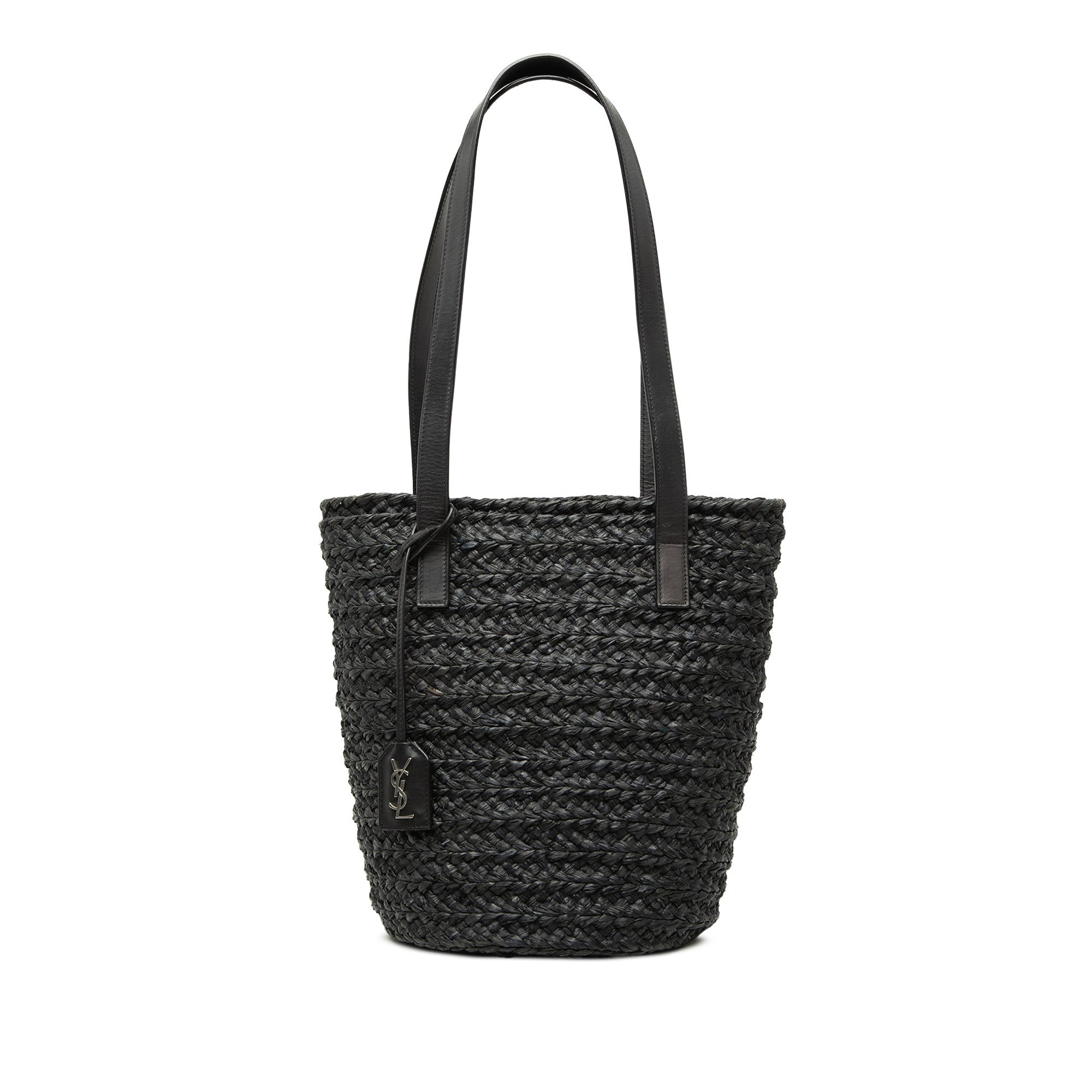Saint Laurent Small Raffia Panier Cabas