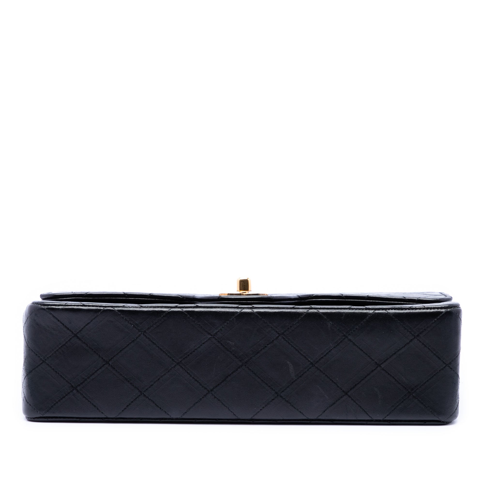 Chanel Medium CC Matelassé Cuir d’agneau Double rabat