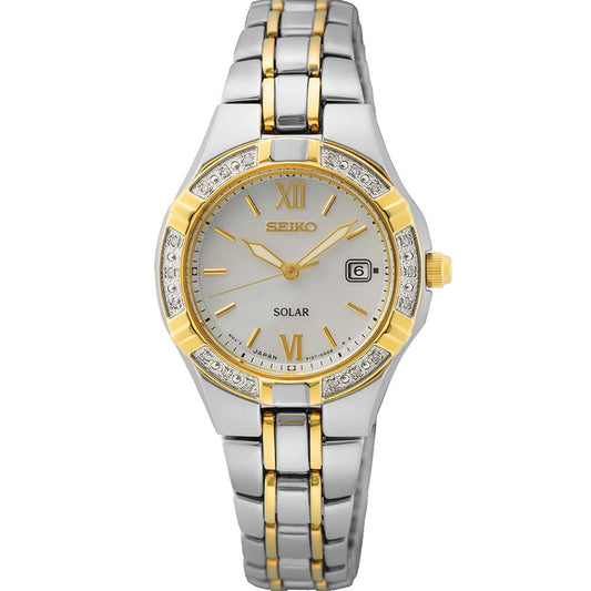 Seiko Conceptual SUT426P Solar Diamond Set Watch