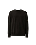 Cp Company 019A Light Fleece Lens Sweatshirt In Black