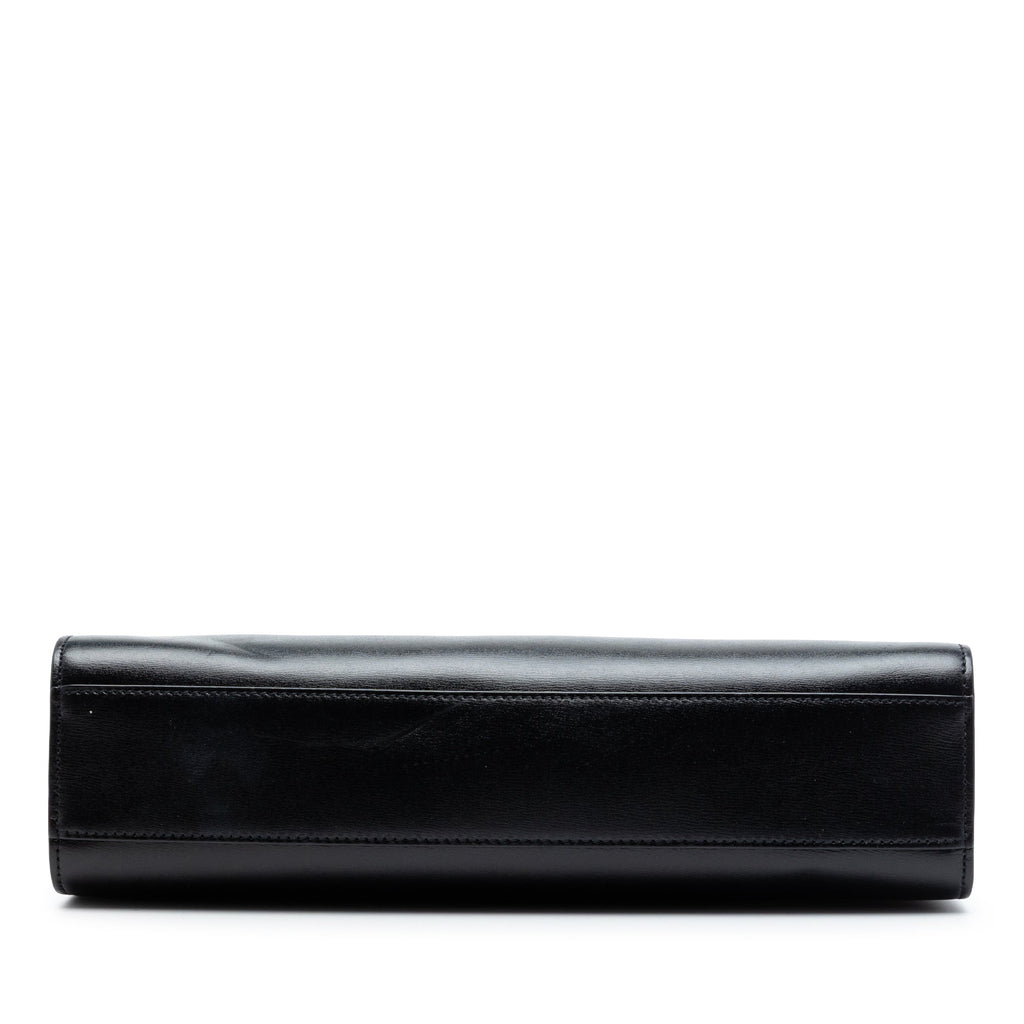 Saint Laurent Medium Smooth Cuir de veau Manhattan Sac bandoulière