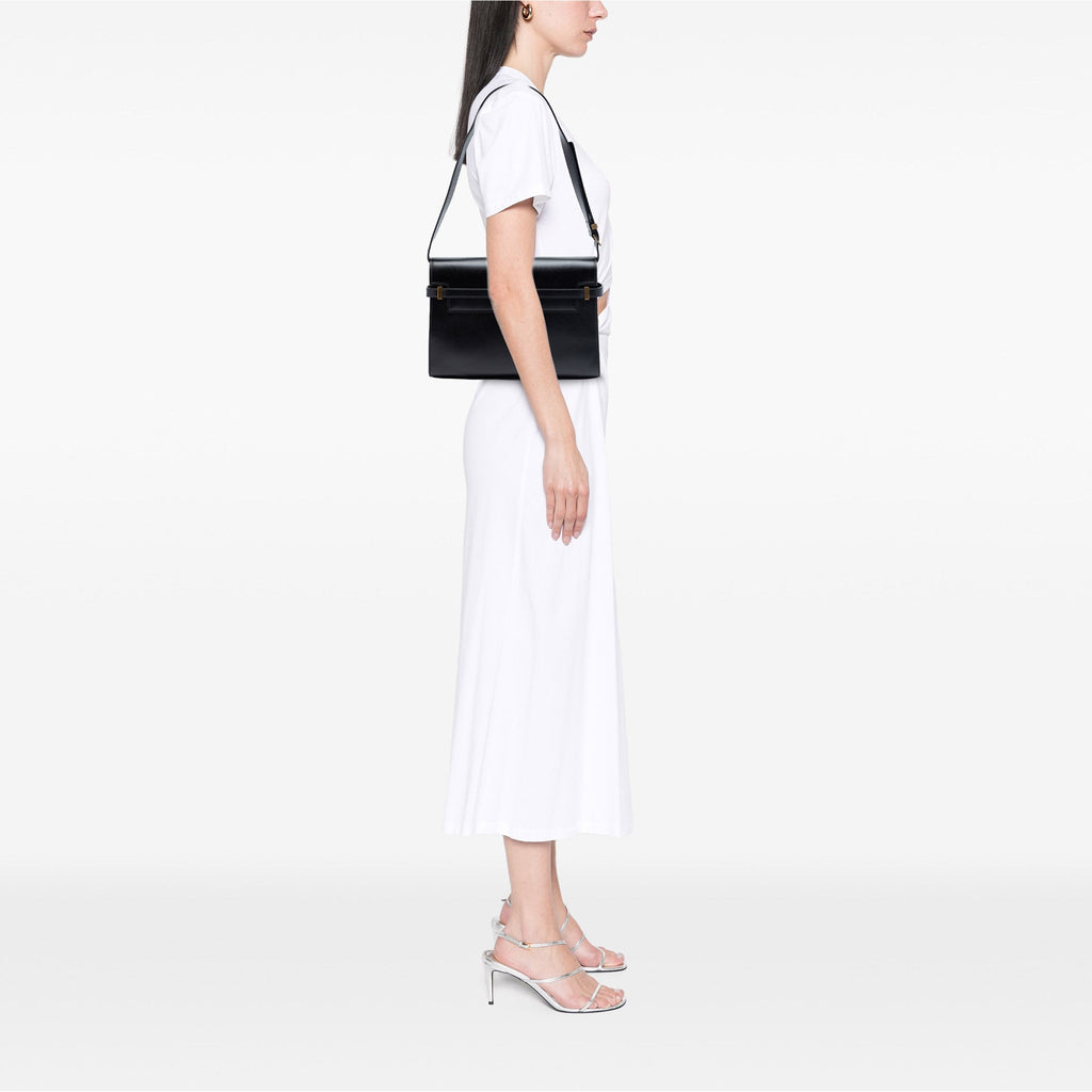 Saint Laurent Medium Smooth Cuir de veau Manhattan Sac bandoulière