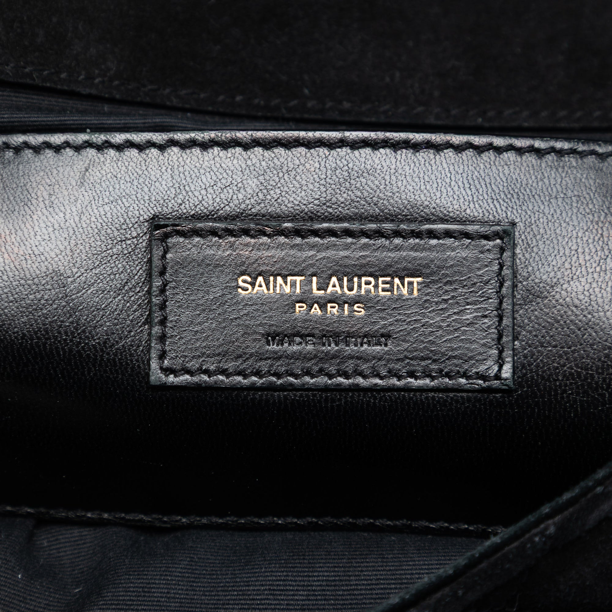 Saint Laurent Medium Daim Triquilt Monogram College Sac