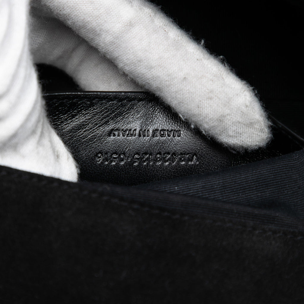 Saint Laurent Medium Daim Triquilt Monogram College Sac