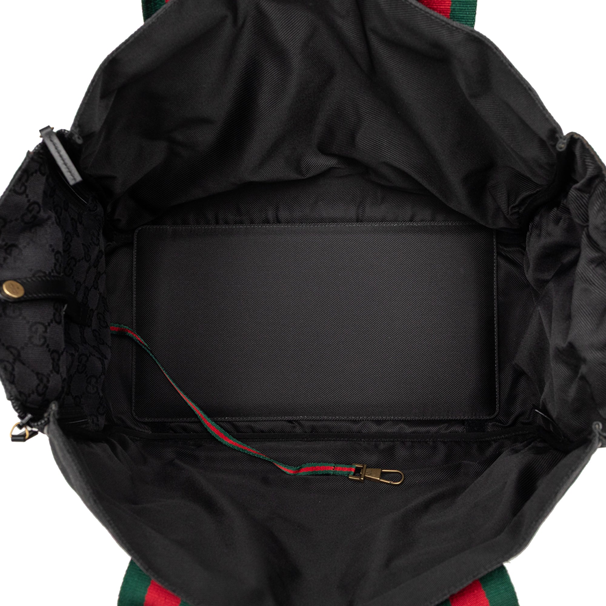 Gucci GG Toile Web Dog Carrier Sac