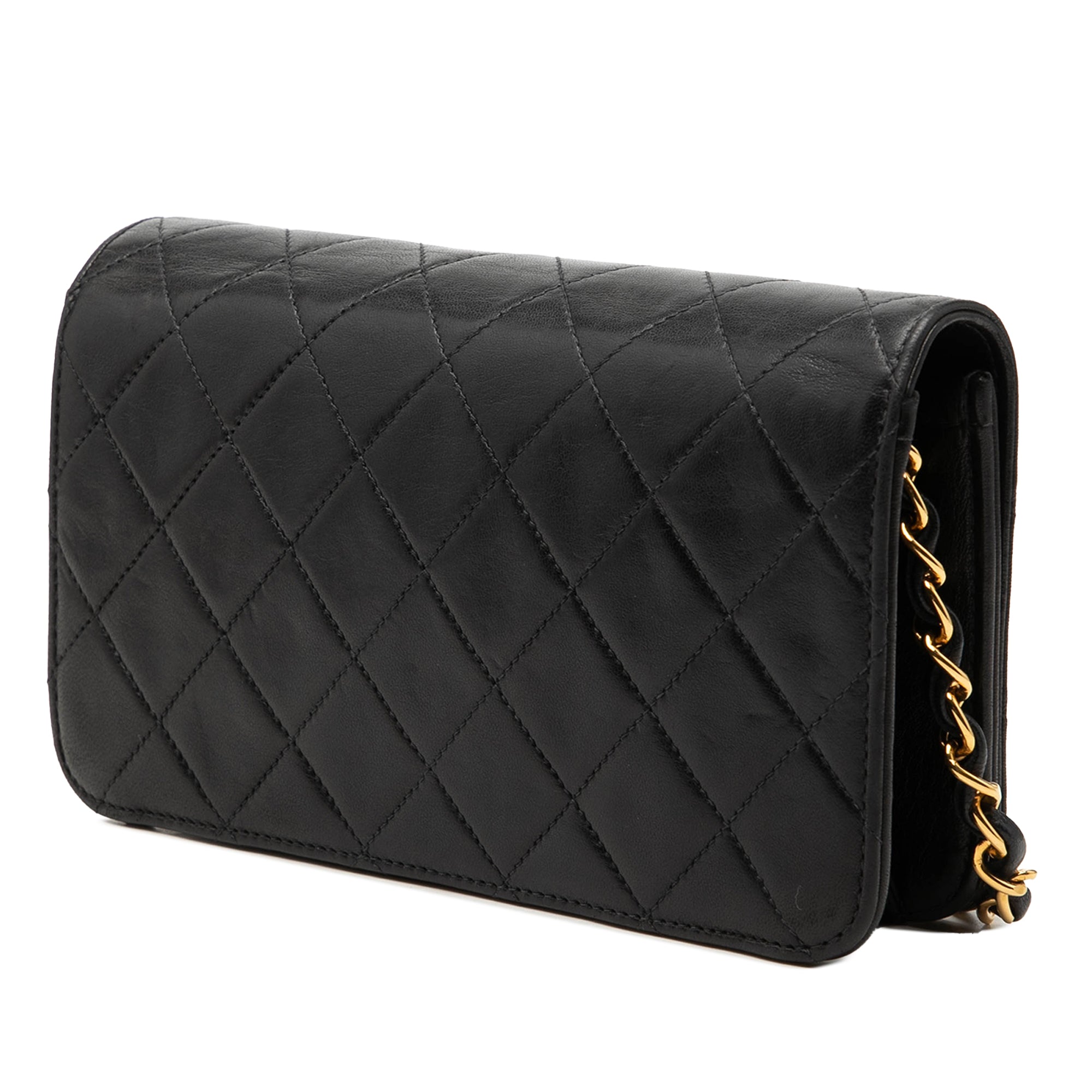 Chanel CC Matelassé Cuir d’agneau Full Simple rabat