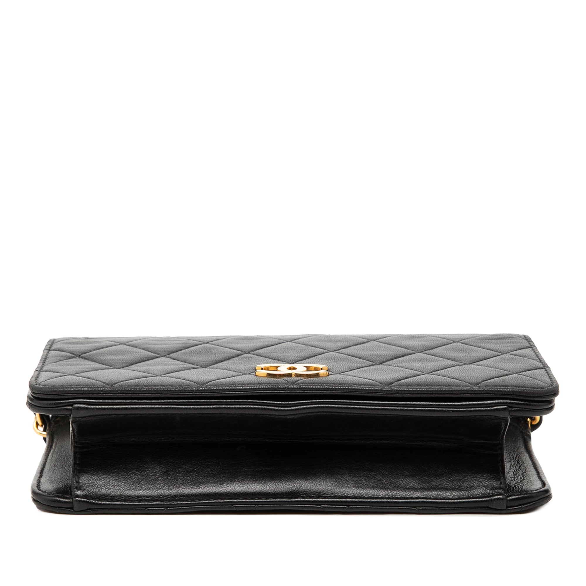 Chanel CC Matelassé Cuir d’agneau Full Simple rabat