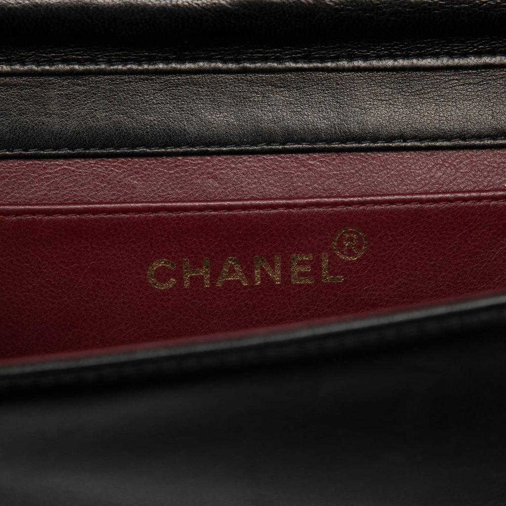Chanel CC Matelassé Cuir d’agneau Full Simple rabat