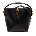 Saint Laurent Mini brillant Cuir de veau Le 37 Bucket Sac