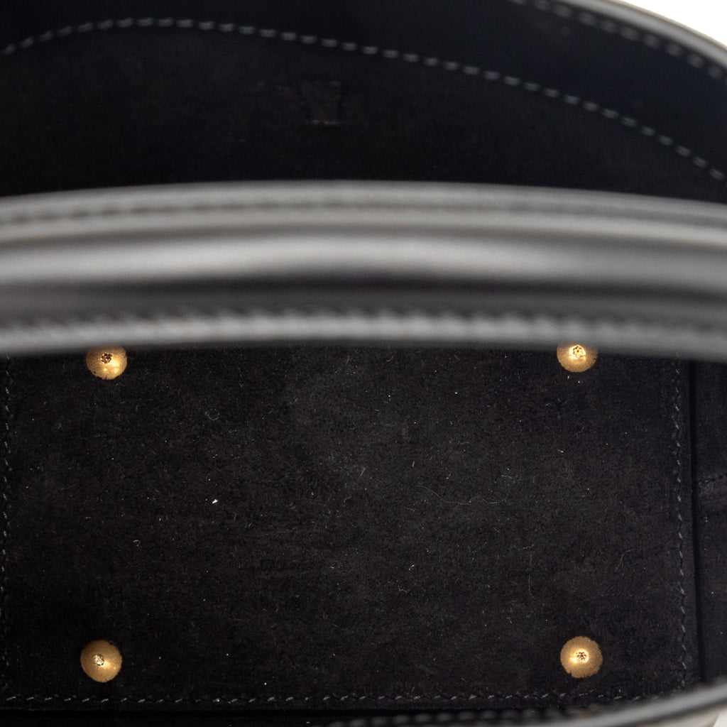 Saint Laurent Mini brillant Cuir de veau Le 37 Bucket Sac