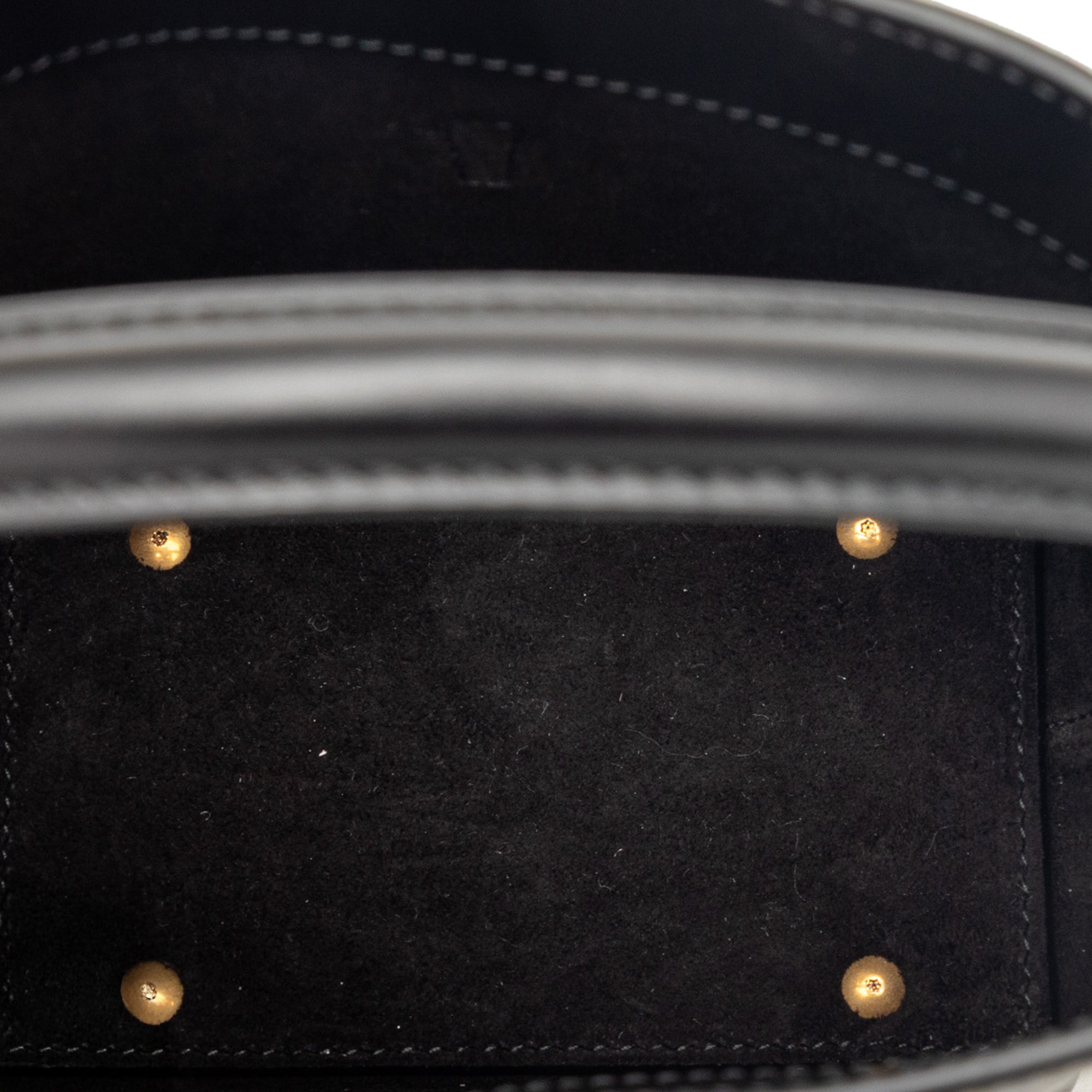 Saint Laurent Mini brillant Cuir de veau Le 37 Bucket Sac