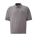 Cp Company Box Fit 989 Logo Polo Shirt In Lavender With Certilogo